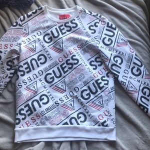 White Long Sleeve GUESS Shirt!